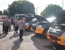Kapolres Lotim Sidak Kendaraan Dinas, Pastikan Seluruh Armada Siap Layani Masyarakat