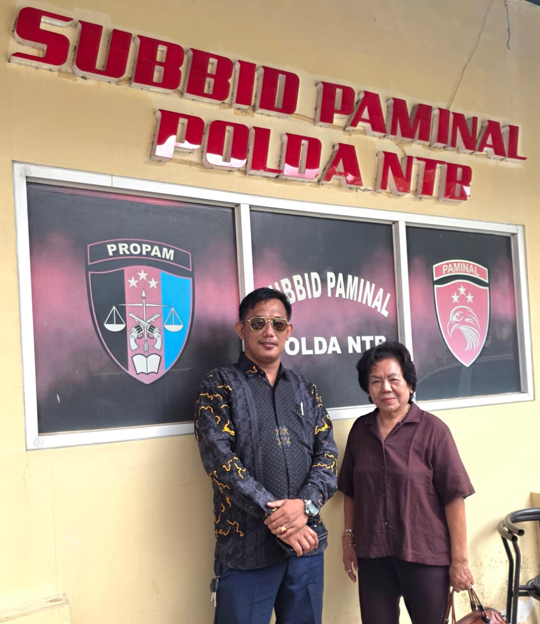 2 Tahun Menggantung, Ny. Lusy Datangi Paminal Polda NTB Tuntut Kepastian Hukum