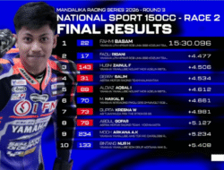 Fahmi Basam Catat Waktu Tercepat Race 2 National Sport 150 di Mandalika