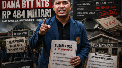 DPM Unram Soroti Dana BTT Rp484 Miliar, Siapkan Gugatan ke PTUN