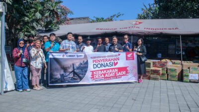 Astra Honda Motor Salurkan Bantuan untuk Korban Kebakaran Kampung Adat Sade