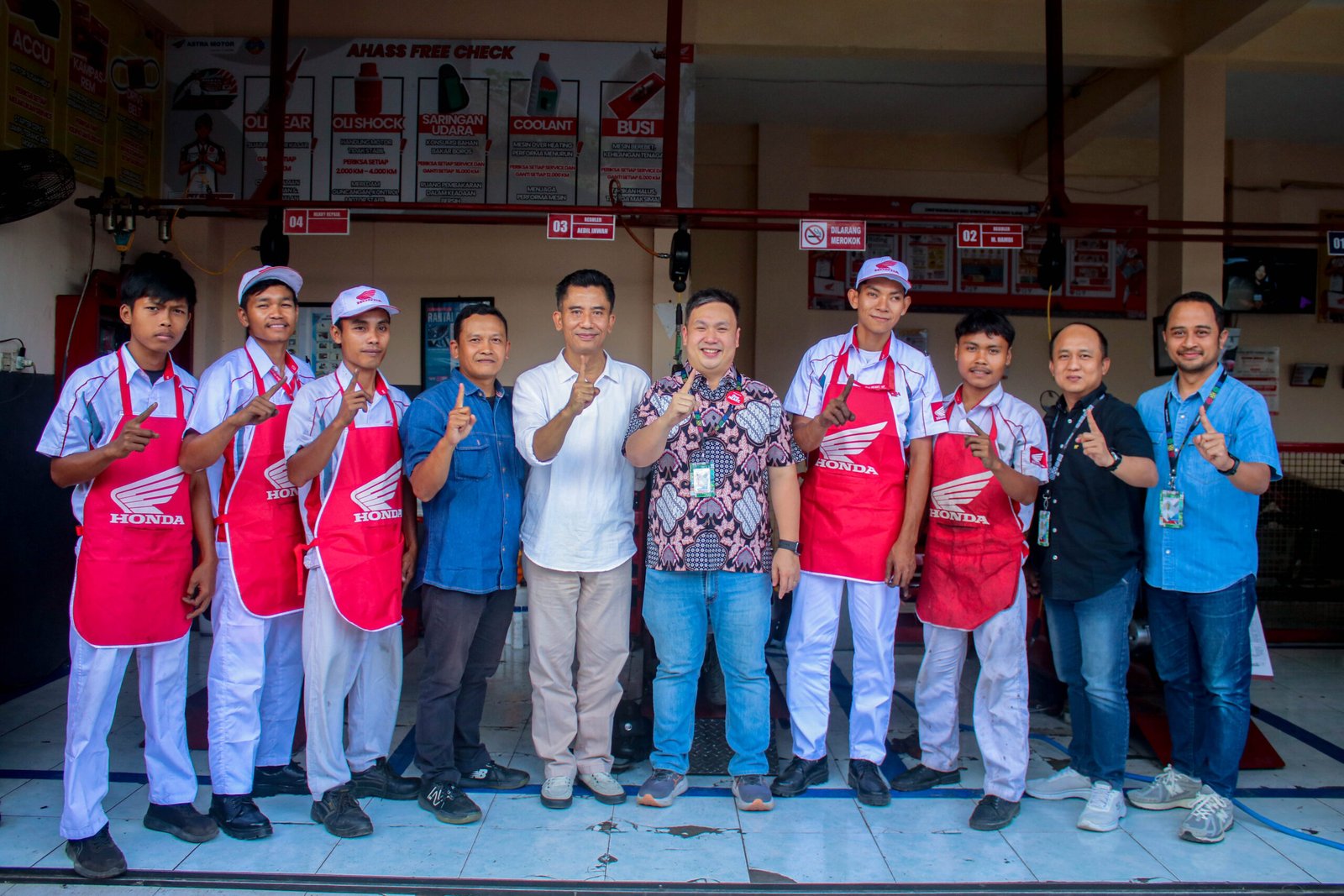 SPS Kediri, Astra Motor NTB, Honda NTB, Honda Kediri, Lombok Barat, Desa Kediri, relaunching SPS Kediri, PT Sumber Purnama Sakti, Suryanto Wirawan