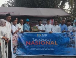 PAN NTB Salurkan Bantuan untuk Korban Kebakaran Rumah Adat Sasak Sade