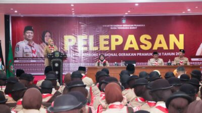 465 Pramuka NTB Berangkat ke Jamnas XII Cibubur