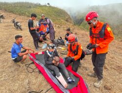 Wisatawan Prancis Cedera di Rinjani, Dievakuasi Tim SAR