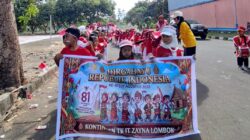 TK IT ZAYNA Lombok Kobarkan Semangat Merah Putih di Pawai Karnaval Pujut