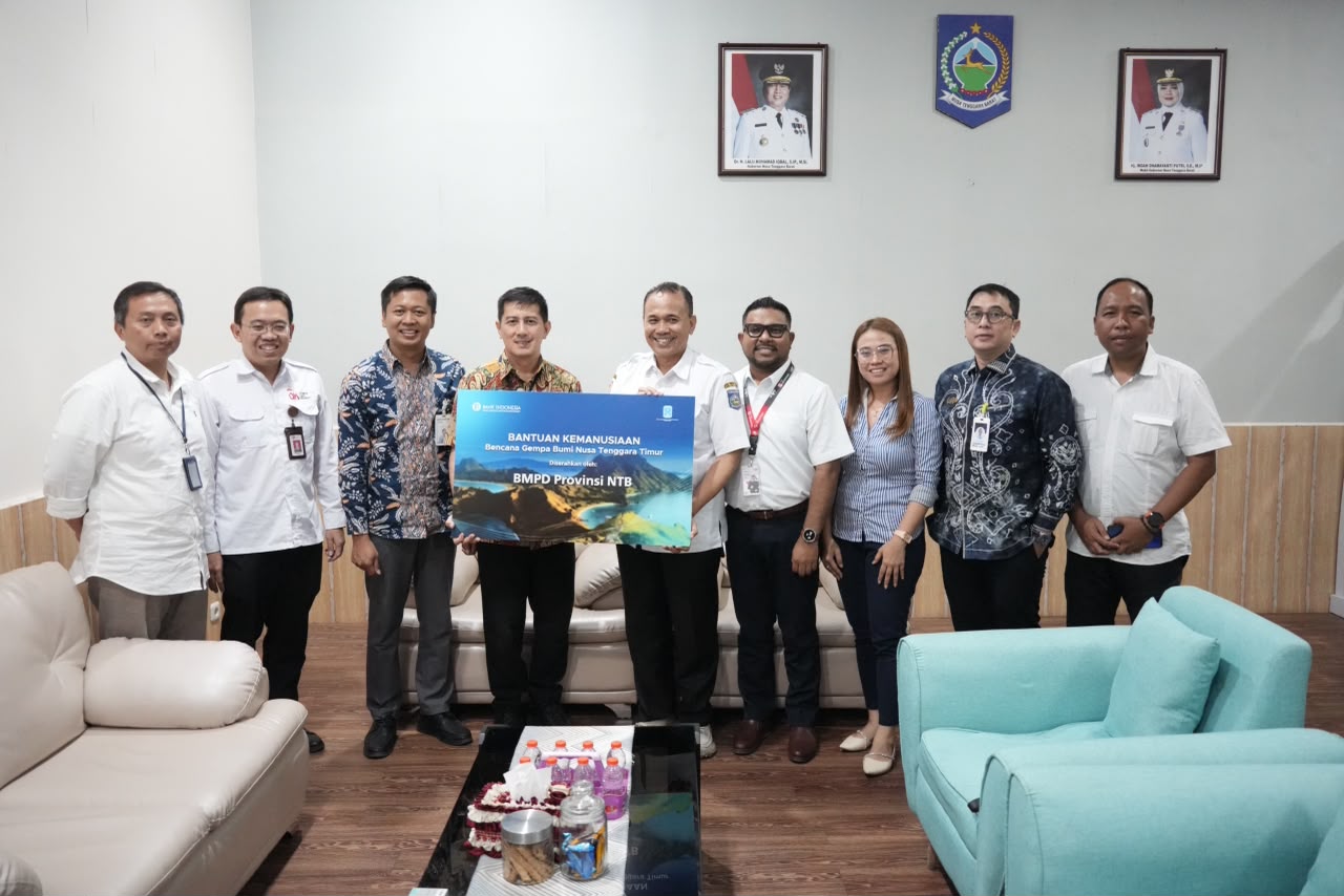BI NTB dan OJK Salurkan Bantuan untuk Korban Gempa NTT