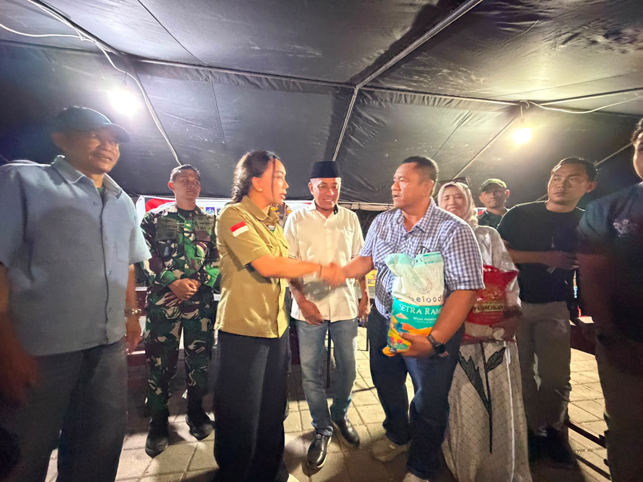 Zita Anjani Gandeng BULOG Bantu Warga Sade, Pastikan Kebutuhan Pangan Terpenuhi
