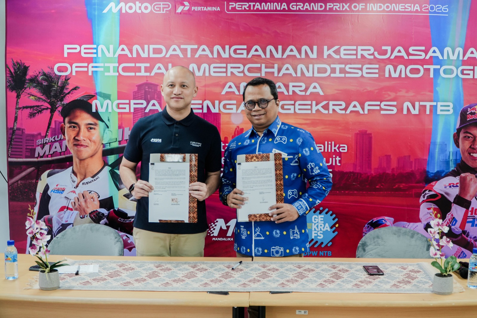 Produk Kreatif NTB Masuk Official Merchandise MotoGP Mandalika 2026