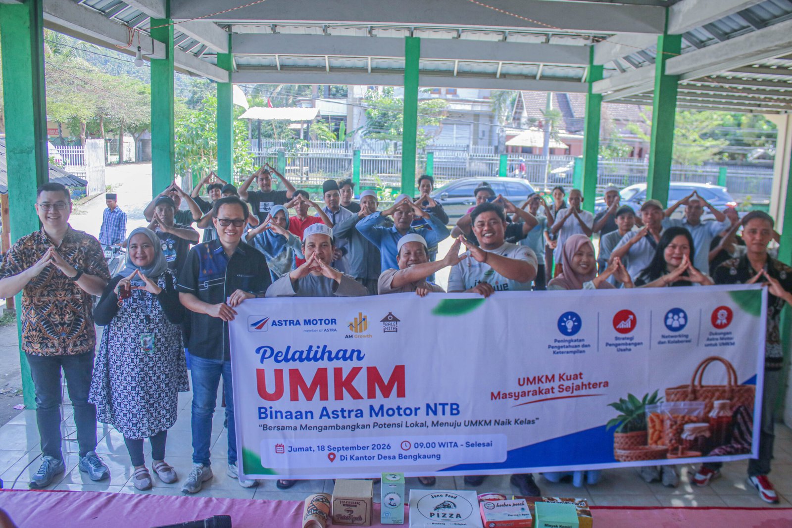 Astra Motor Perkuat UMKM Bengkaung Lewat Desa Sejahtera
