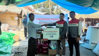 Pertamina Bantu Warga Sade Pulihkan Aktivitas Pascakebakaran
