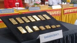 Emas 10,4 Kg Gagal Diselundupkan ke Hong Kong