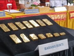 Emas 10,4 Kg Gagal Diselundupkan ke Hong Kong