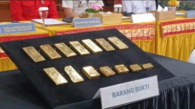 Emas 10,4 Kg Gagal Diselundupkan ke Hong Kong