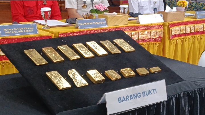 Emas 10,4 Kg Gagal Diselundupkan ke Hong Kong