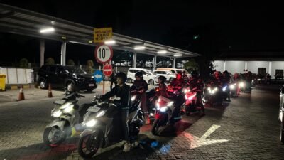 Astra Motor NTB Gelar Vario Evo Night Ride Perkuat Solidaritas Komunitas