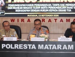Polresta Mataram Ungkap Dua Kasus Kriminal Menonjol Pekan Ini