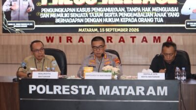 Polresta Mataram Ungkap Dua Kasus Kriminal Menonjol Pekan Ini