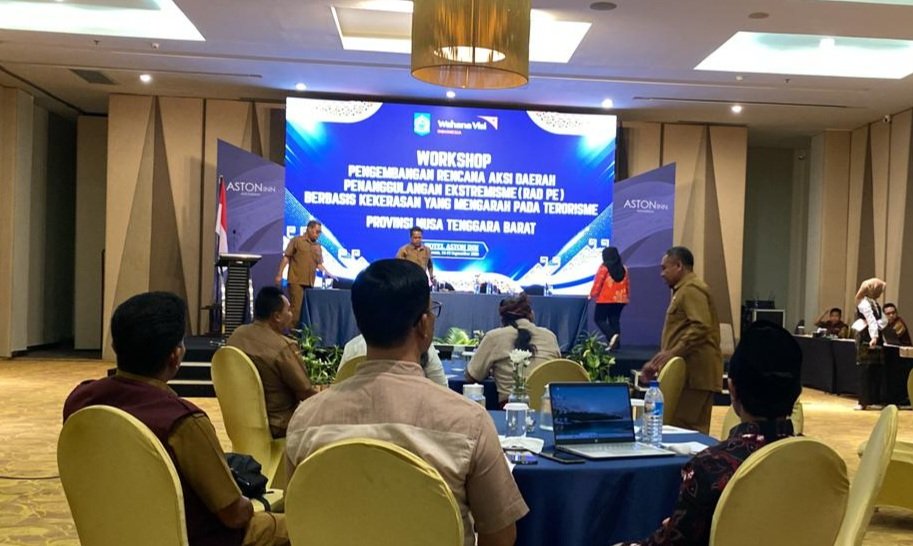 Pemprov NTB Gelar Workshop Penyusunan Rencana Aksi Penanggulangan Ekstremisme