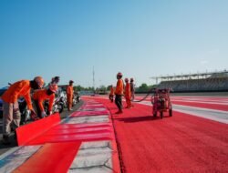 Track Painting MotoGP Mandalika Tembus 70 Persen