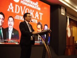 25 Advokat Baru IKADIN NTB Dilantik, Pesan Tegas: Jangan Kalah dari AI