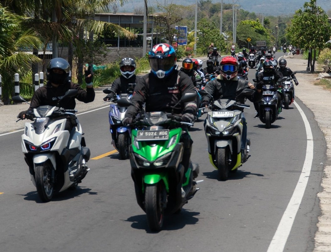 Dari Sembalun ke Mandalika, Komunitas Vario Adu Nyali di Track Day