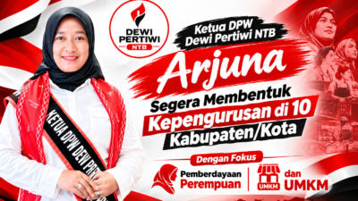 Arjuna Segera Bentuk Dewi Pertiwi di 10 Kabupaten/Kota NTB