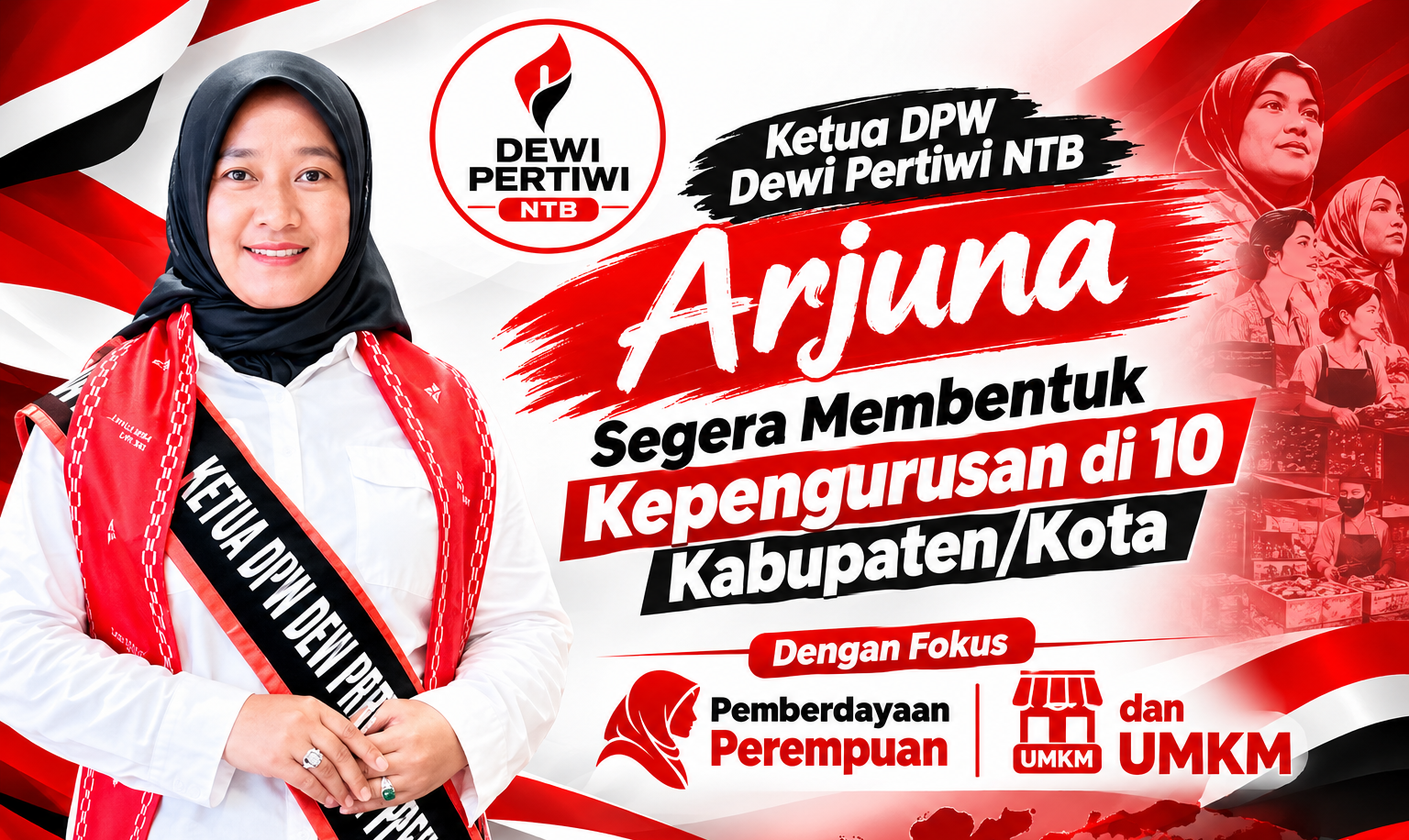 Arjuna Segera Bentuk Dewi Pertiwi di 10 Kabupaten/Kota NTB