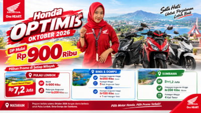 Honda Optimis Oktober 2026, DP Mulai Rp900 Ribu