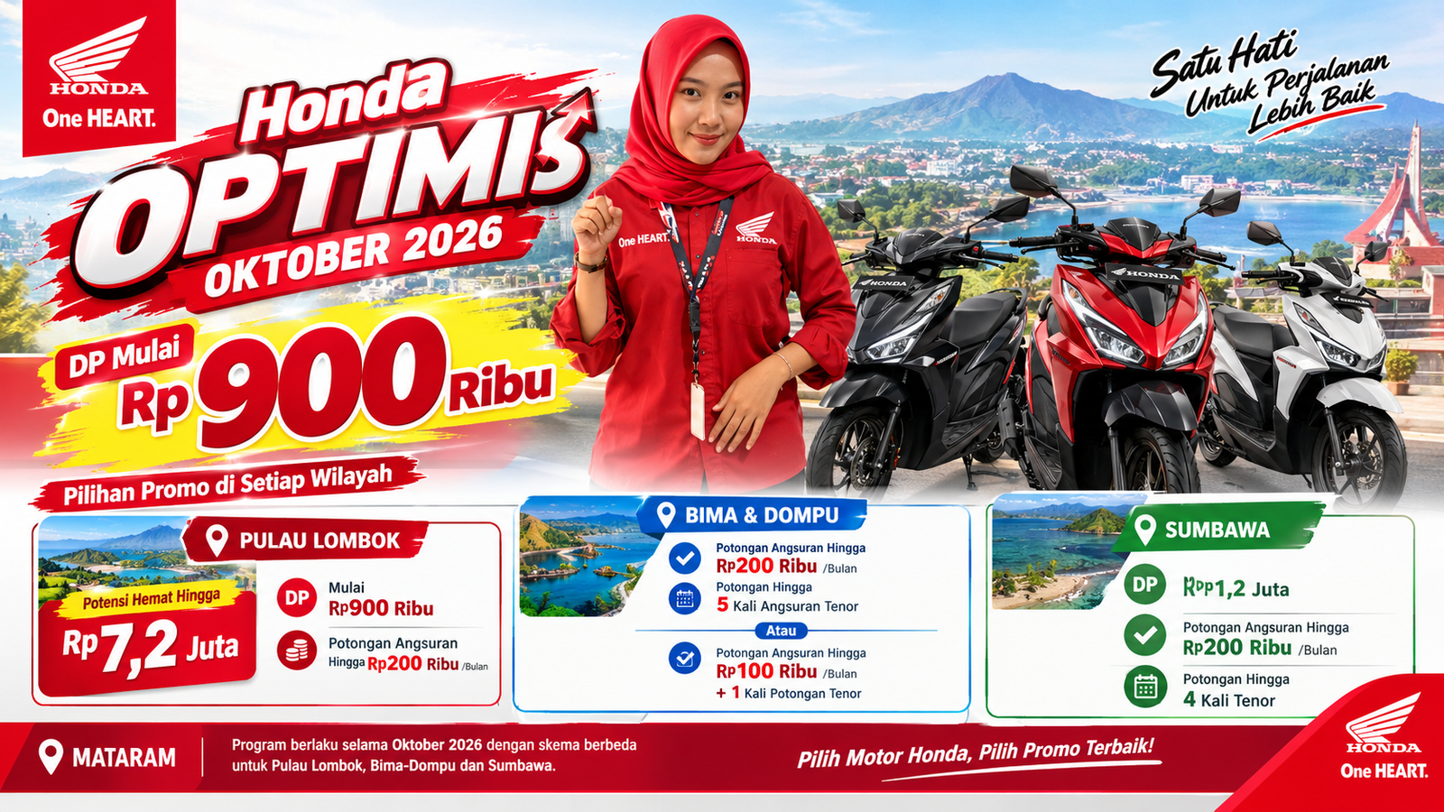 Honda Optimis Oktober 2026, DP Mulai Rp900 Ribu