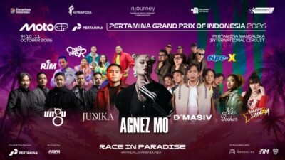 Agnez Mo hingga Tipe-X Guncang MotoGP Mandalika
