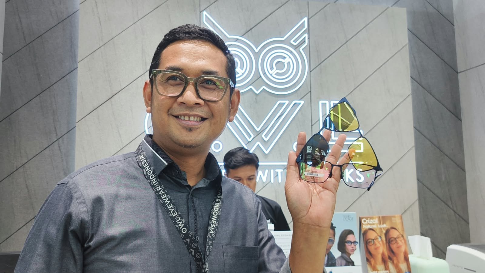 OWL Eyewear Masuk Lombok, Kacamata Korea Buy 1 Free 1
