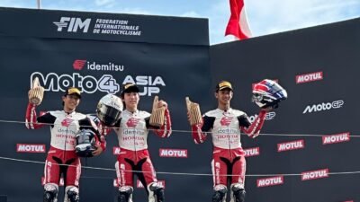 Badly Ayatullah Podium 3 di Motegi, Jelang Moto4 Asia Cup Mandalika