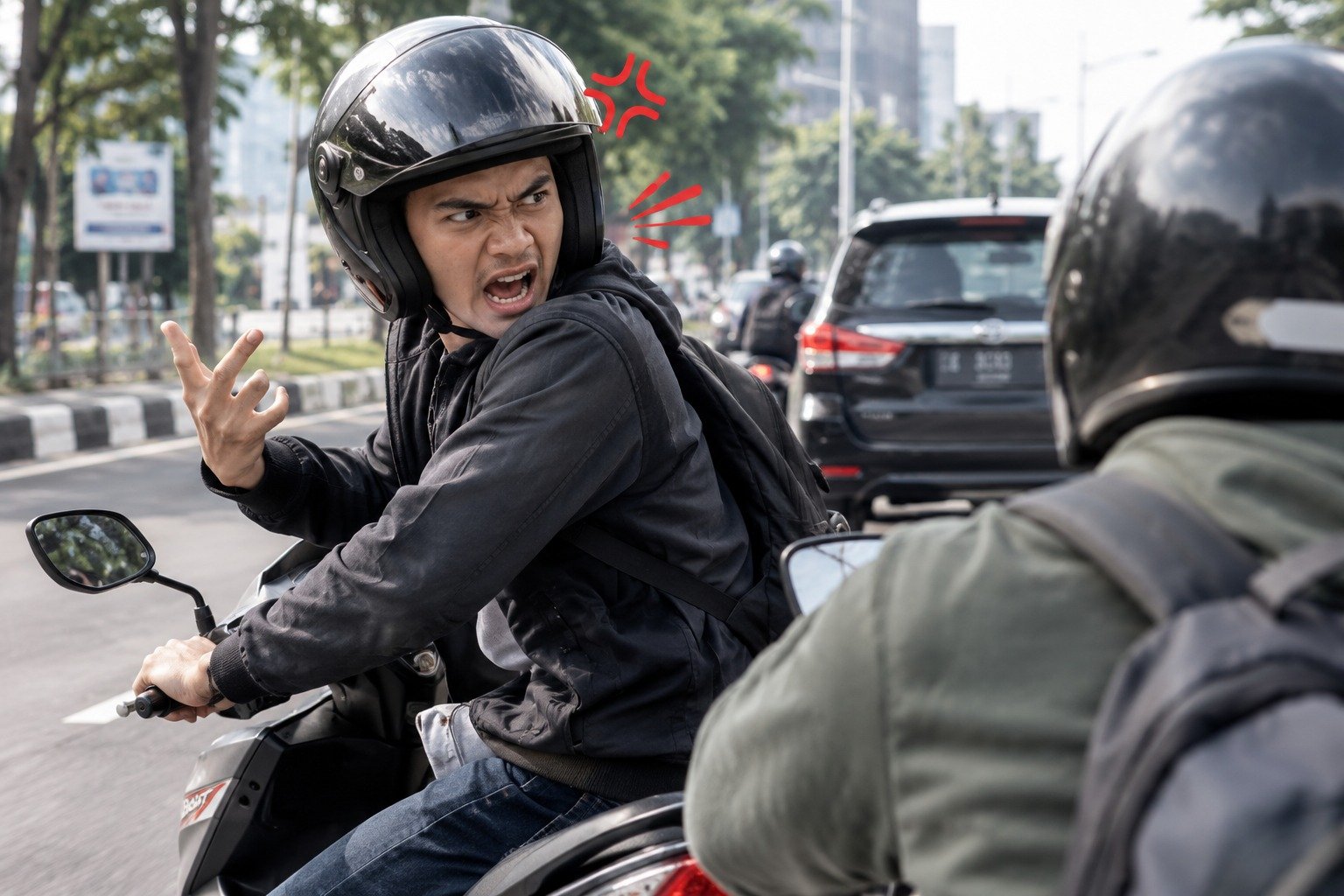 Jangan Baper di Jalan! Emosi Bisa Picu Kecelakaan
