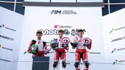Bintang Pranata Raih Podium Kedua Race Pertama Idemitsu Moto4 Asia Cup Mandalika