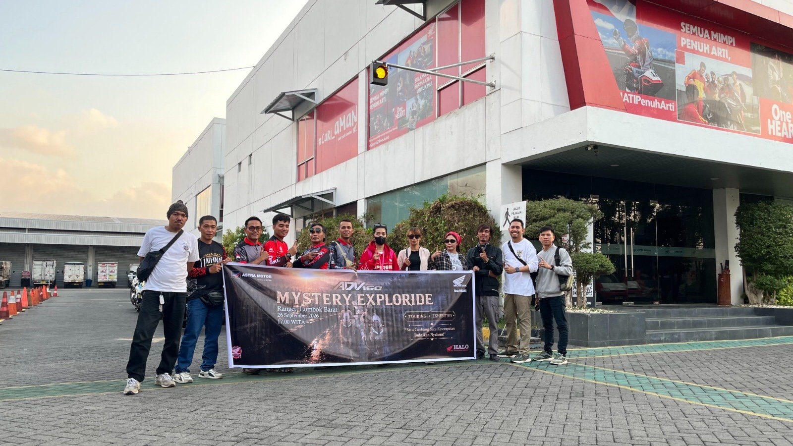 Misteri Mata Air Ranget, Honda ADV 160 Ajak Komunitas Jelajah Malam di Lombok