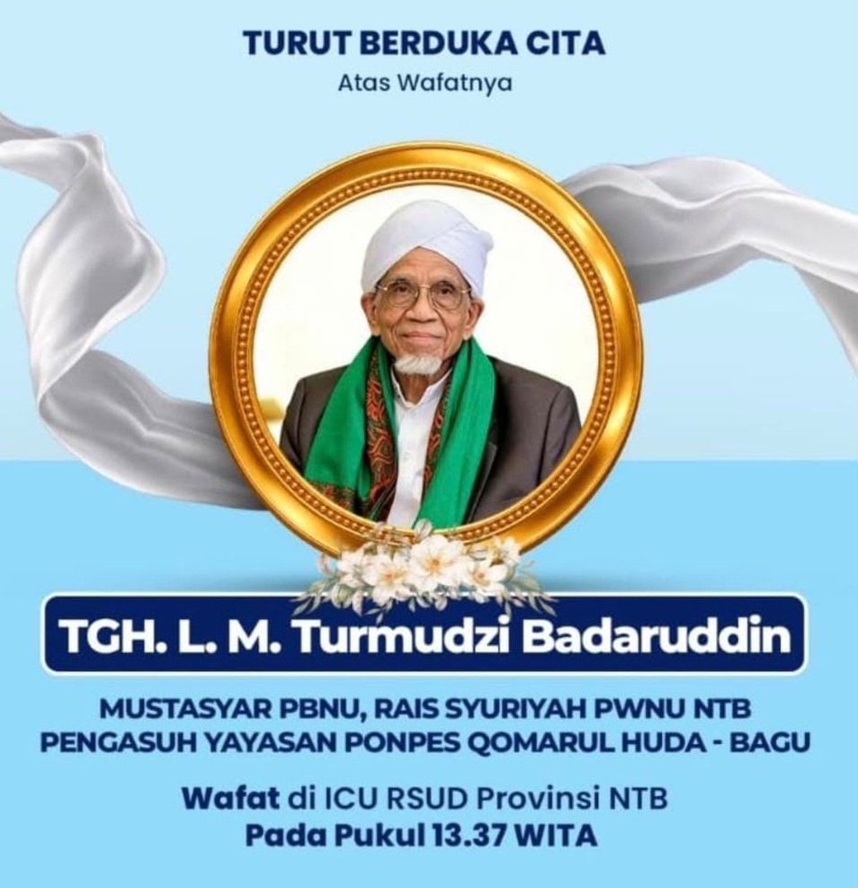 Tuan Guru Bagu Wafat, NTB Kehilangan Ulama Kharismatik