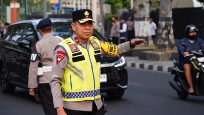 Wakapolda NTB Turun ke Jalan, Atur Lalin Pagi di Mataram