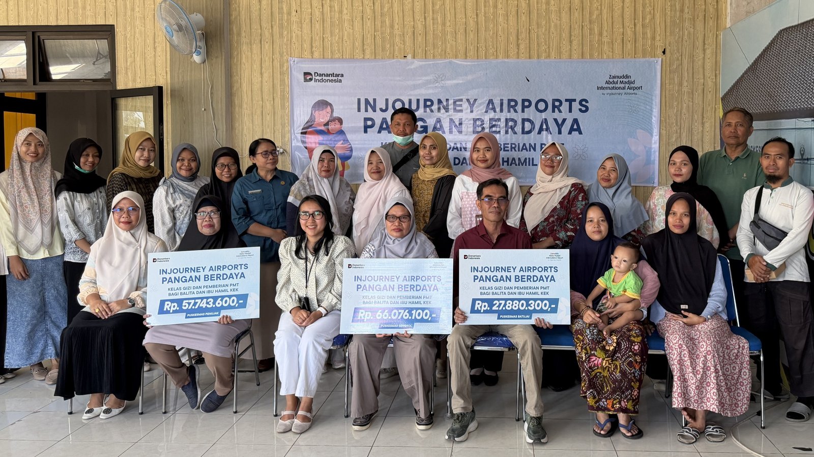 Cegah Masalah Gizi, BIZAM Sasar Ratusan Balita dan Ibu Hamil
